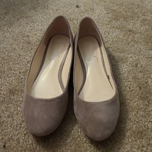 Jessica Simpson suede flats. Size 9